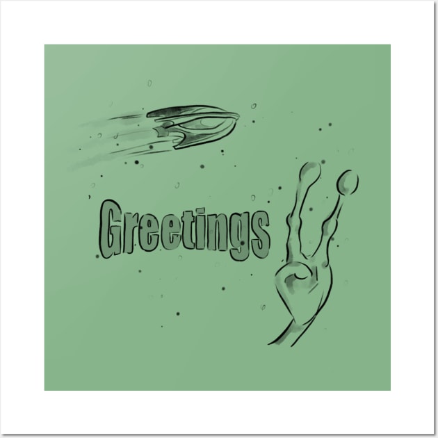 Greetings Wall Art by LiviaDesigns